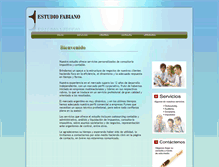 Tablet Screenshot of estudio-fabiano.com.ar